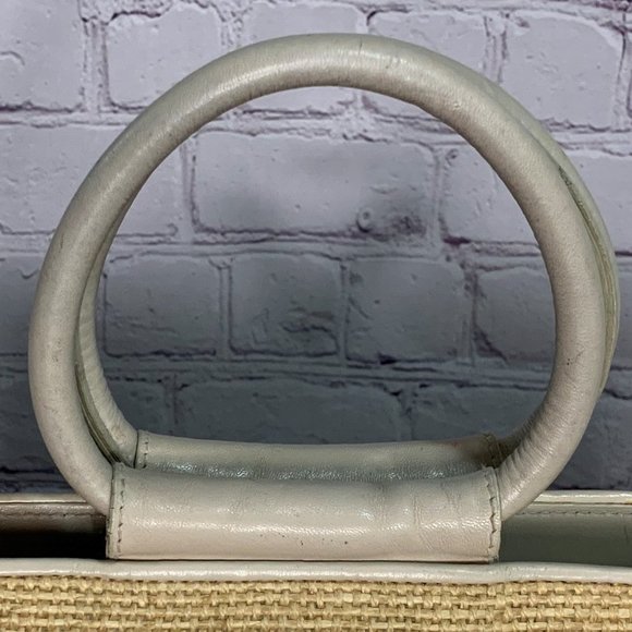 Vintage 90’s Etienne Aigner Bag- Straw & Leather - Picture 10 of 16